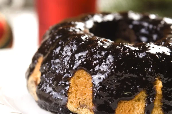 Gâteau de Noël traditionnel — Photo