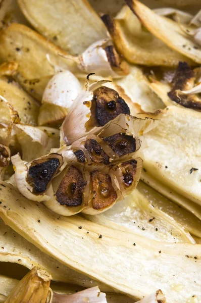 Perejil a la parrilla y ajo en salsa de miel —  Fotos de Stock