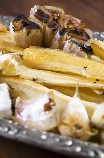 Prezzemolo e aglio alla griglia in salsa al miele — Foto Stock