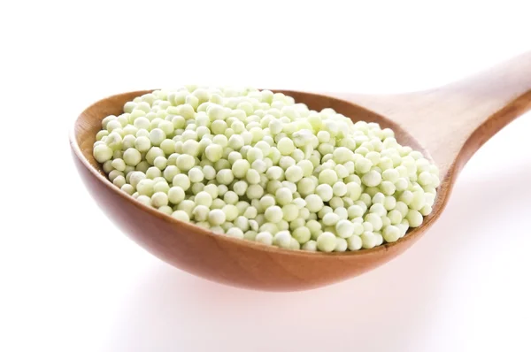 Perles de tapioca au citron vert. ingrédients de thé bulle blanche — Photo