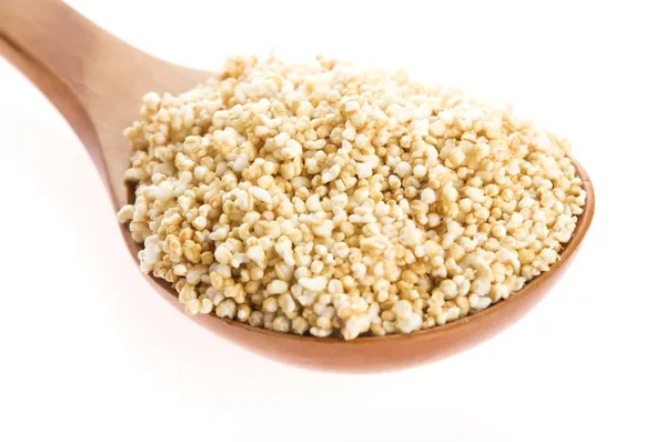 Amaranth knallen, glutenfreie, proteinreiche Getreidesorten — Stockfoto