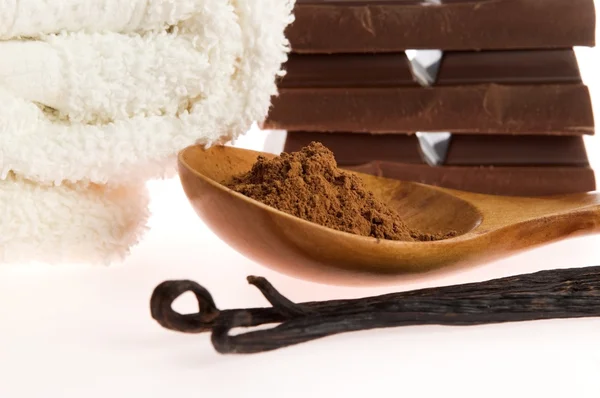 Средства ароматерапии курортного шоколада — стоковое фото