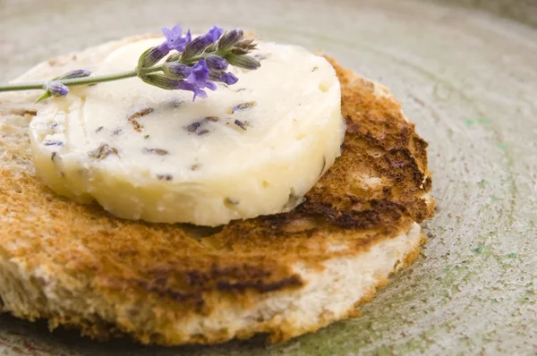 Herbs butter with lavender and honey — Stock Photo, Image