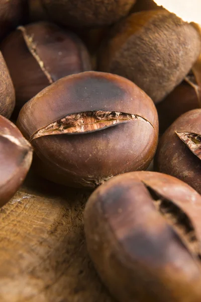 Castanhas torradas deliciosas — Fotografia de Stock