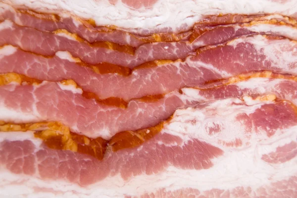 Bacon traseiro cru curado a seco — Fotografia de Stock