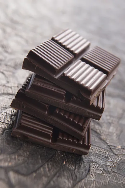 Нарубаний шоколад — стокове фото