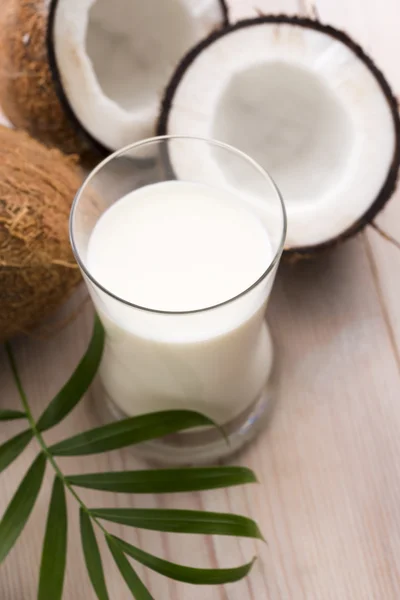 Kokosowego owoce z coco mleka — Zdjęcie stockowe