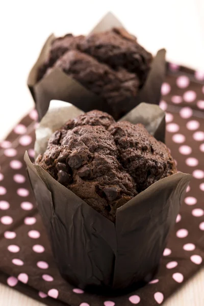 Chokolade Cupcake - Stock-foto