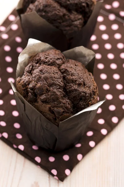 Chocolate cupcake — Stock Photo, Image