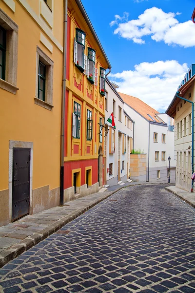 Narrow Street Of Budapest — Stock Photo, Image