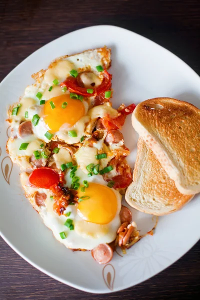 Klassisk frukost — Stockfoto