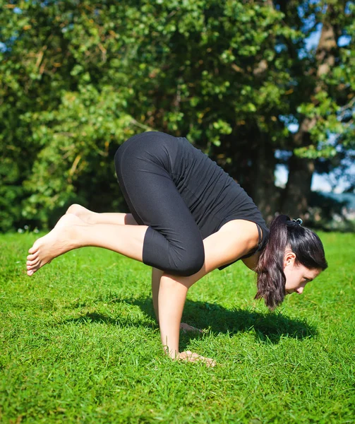 Crow Pose — Stock Photo, Image