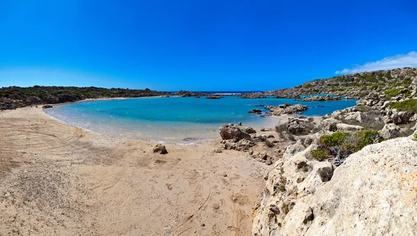 Girit güzel tatil köyü Panorama — Stok fotoğraf