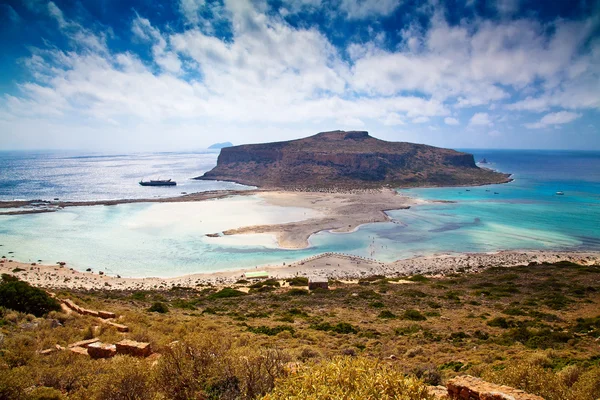 Balos lagunen på eftermiddagen — Stockfoto