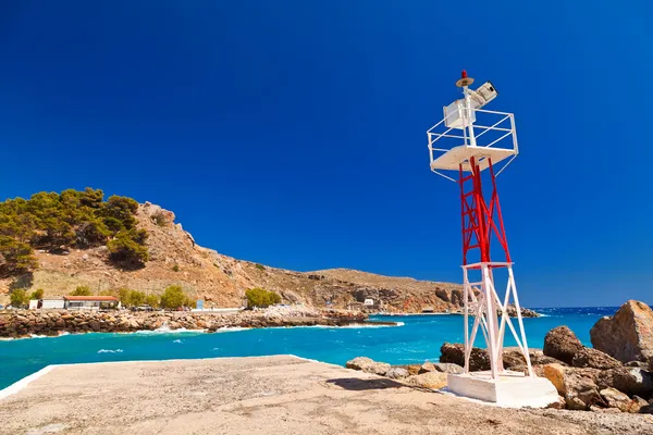 Lighthouse in Crete — Stock Photo, Image