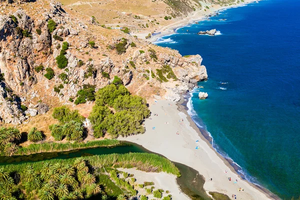 Preveli Beach — Stockfoto