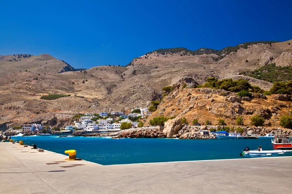 Harbor of Chora Sfakion — Stock Photo, Image