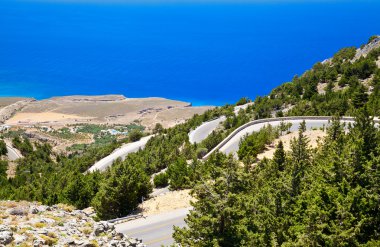 bir Girit dolambaçlı yol