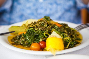 sağlıklı vejetaryen Girit salatası