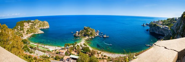 Panorama beach isola Bella — Stockfoto