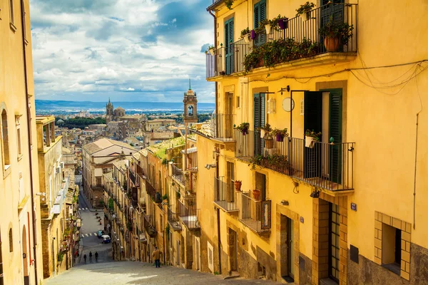 Caltagirone staden, Sicilien — Stockfoto