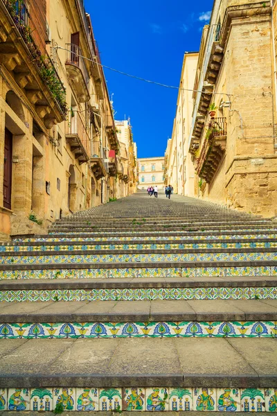 Staircase Santa Maria del Monte — Stock Photo, Image