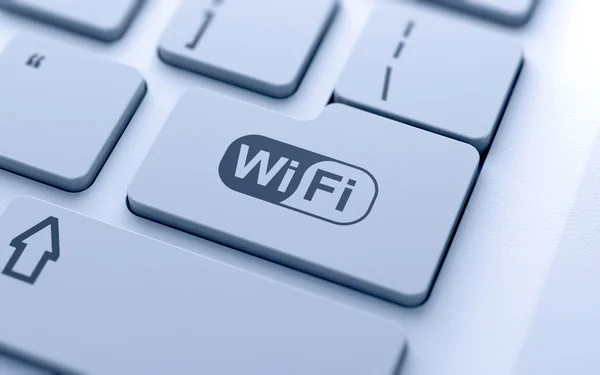 Botão Wi-Fi — Fotografia de Stock