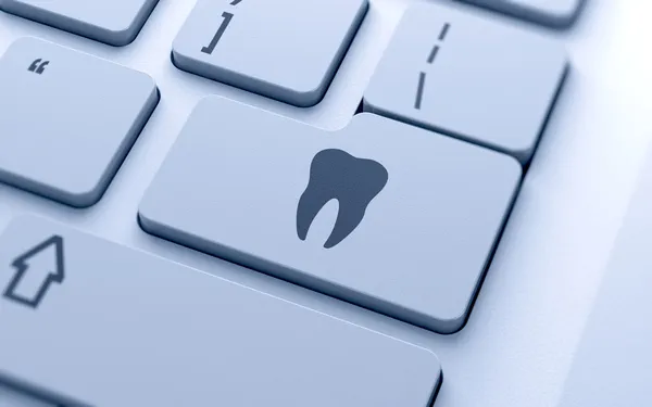 Tooth sign — Stock Photo, Image