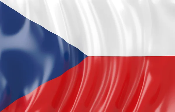 Tsjechische vlag — Stockfoto