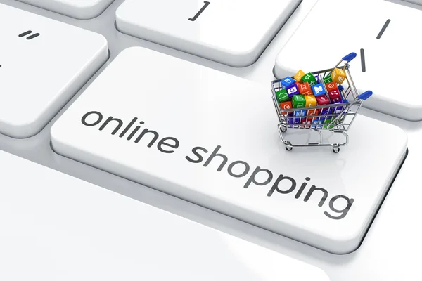 Online vásárlási koncepció — Stock Fotó