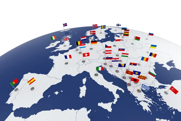 Europe map — Stock Photo, Image