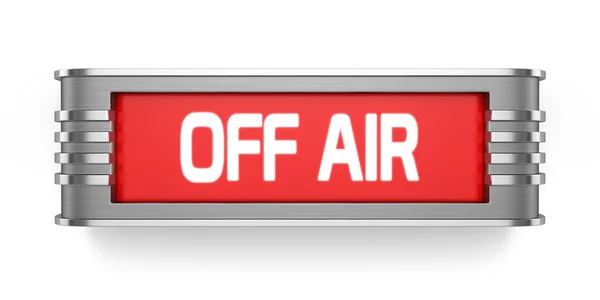 OFF AIR sign isolated — Stock Photo, Image