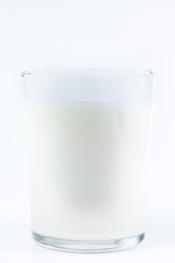Bir bardak süt.