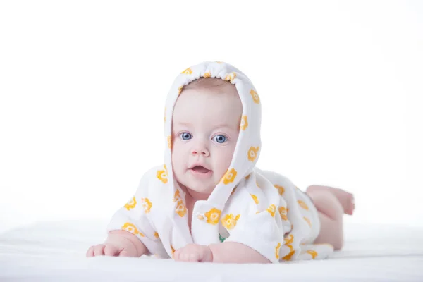 Carino neonato ragazza — Foto Stock