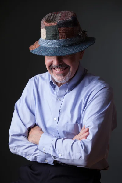 Man in the irish hat — Stock Photo, Image