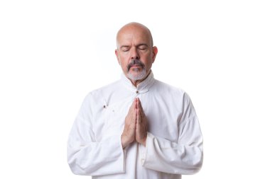 Olgun erkek meditasyon