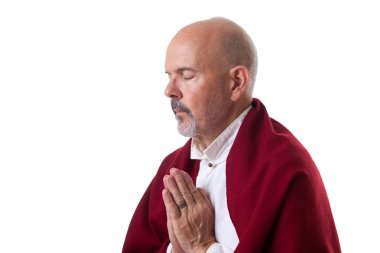 Olgun erkek meditasyon
