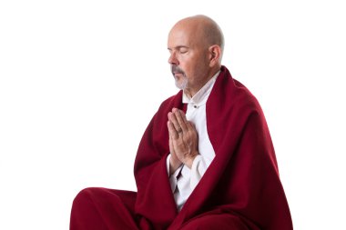Olgun erkek meditasyon