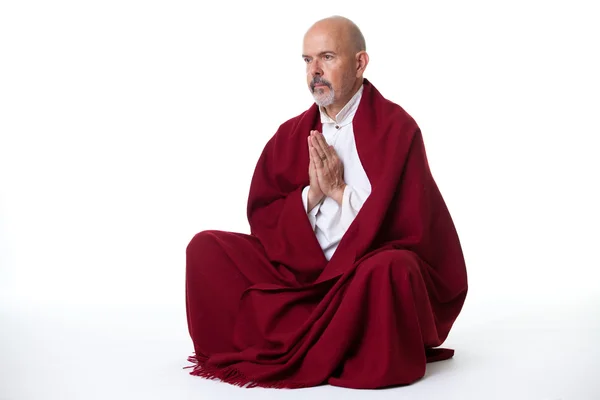 Mogen man meditera — Stockfoto