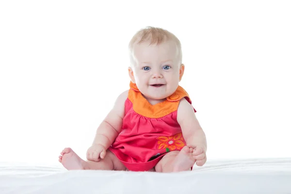 Kleines süßes Baby-Mädchen — Stockfoto