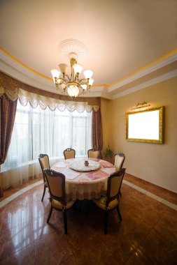 bir yemek odası iç
