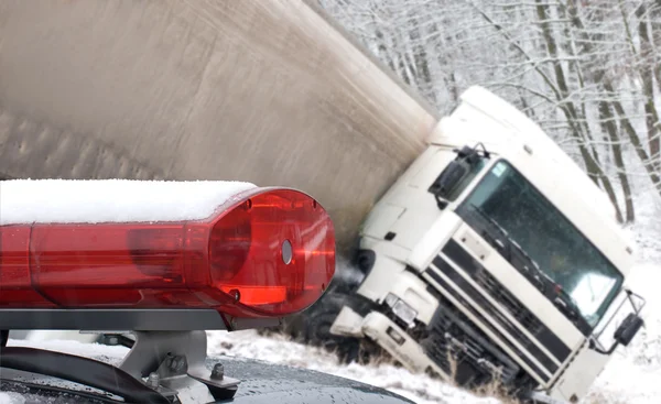 Accident de camion — Photo