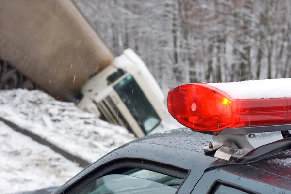Kecelakaan truk — Stok Foto