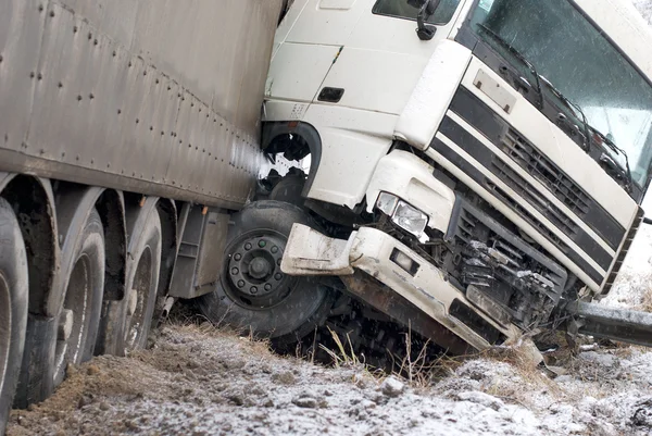 Truck crash — Stockfoto