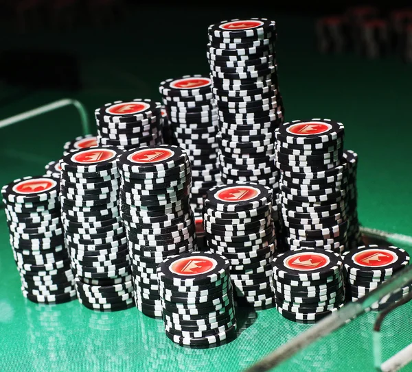 Casino-Chips — Stockfoto