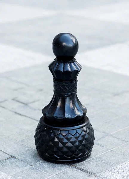 Chess figures outdoor — Stock Photo, Image