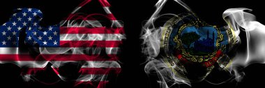 Amerika Birleşik Devletleri, Amerika Birleşik Devletleri, ABD, ABD, ABD, Amerika, Cambridge, Massachusetts 'e karşı, yan yana yerleştirilmiş sigara bayrakları