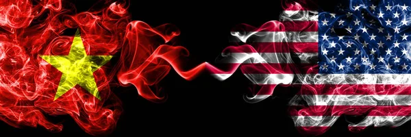 Vietnam, Vietnam, Amerika Birleşik Devletleri, Amerika, ABD, Amerikan duman bayrakları.
