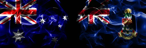 Bandeiras Austrália Austrália Grã Bretanha Grã Bretanha Ilhas Cayman Bandeira — Fotografia de Stock