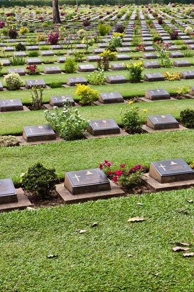 Thajsko válečný hřbitov — Stock fotografie